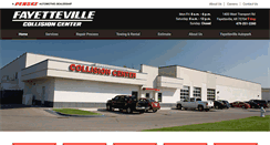 Desktop Screenshot of fayettevillecollisioncenter.com
